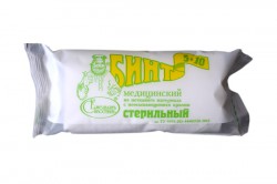 Бинт стерильный из нетканого материала с неосыпающимися краями р. 5мх10см