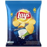 Чипсы, Lays (Лейз) 80 г Макс сметана и лук