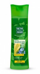 Шампунь Чистая линия Объем и сила пшеница и лен 400 мл