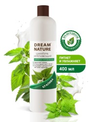 Шампунь Dream Nature Крапива укрепляющий для всех типов волос 400 мл