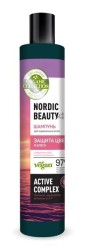 Шампунь Organic Collection Нордик Бьюти защита цвета и блеск для окрашенных волос сибирские ягоды и масло шиповника 400 мл