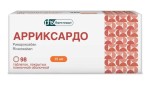 Арриксардо, таблетки покрытые оболочкой пленочной 15 мг 98 шт